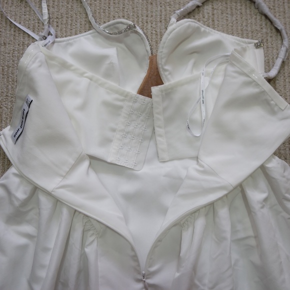 Self-Portrait Taffeta Flared Mini Dress - Picture 6 of 10